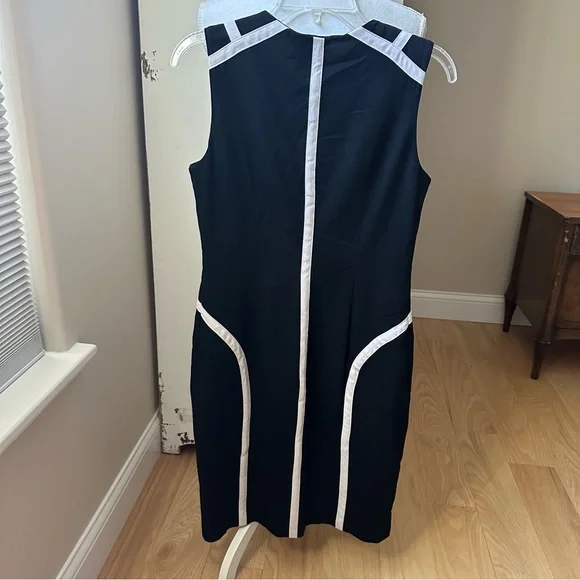 Calvin Klein Sheath Dress w/ Front Zipper - Picture 3 of 5